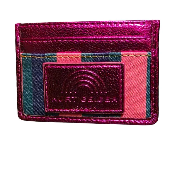 Kurt Geiger Fuschia Card Holder - Picture 3 of 10
